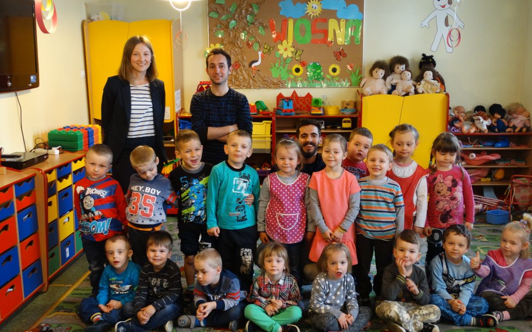 Niezwykli goście w przedszkolu w Siekowie i w szkole w Kluczewie