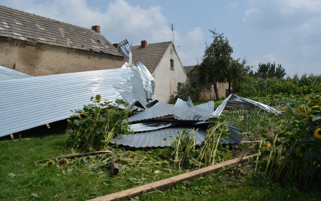 Trąba powietrzna nad Siekowem!