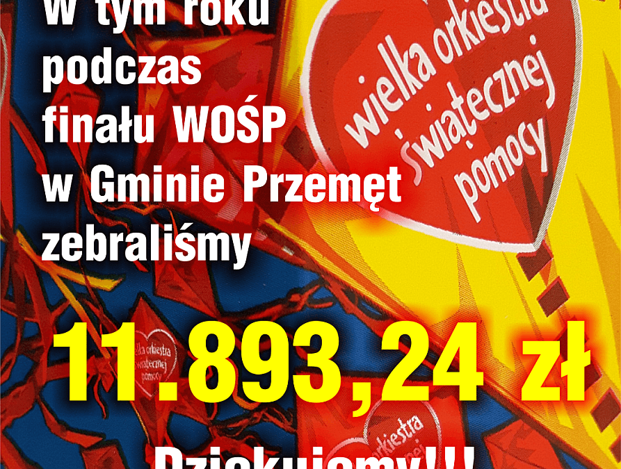Rekord na finale WOŚP w Przemęcie