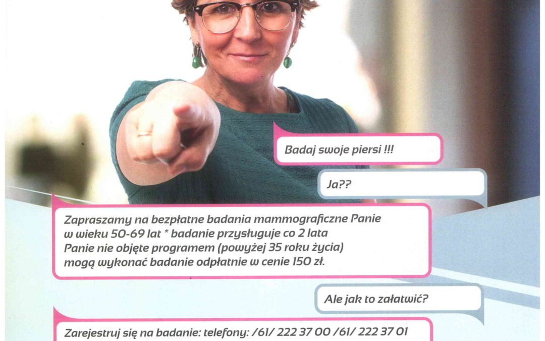 MAMMOGRAFIA w dniu 24.01.2019r.