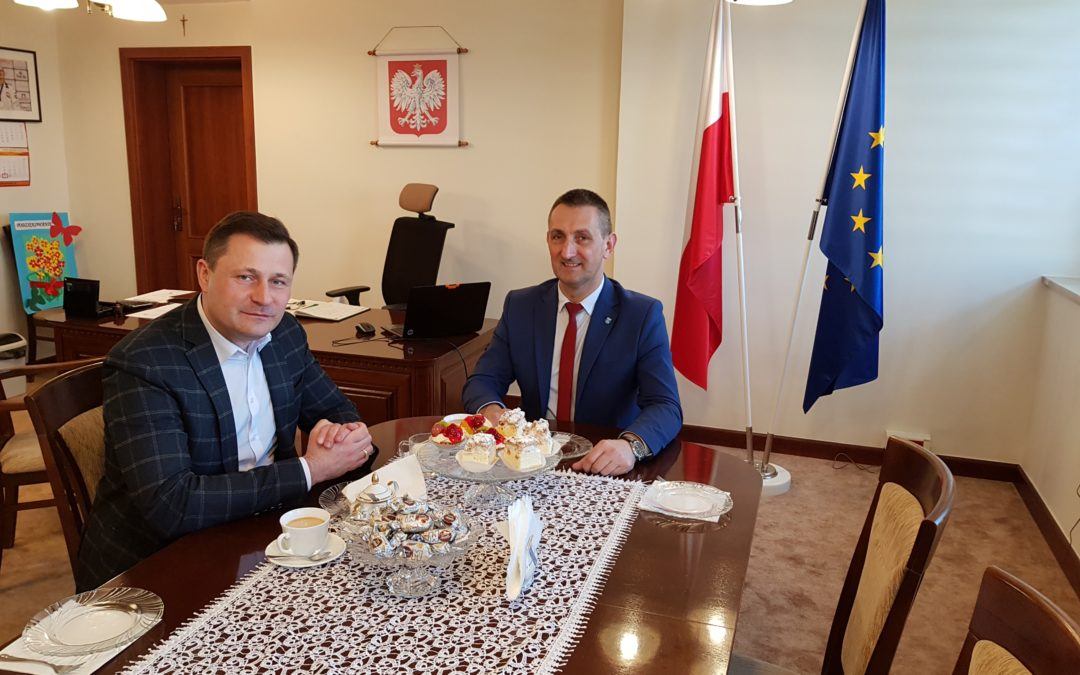Spotkanie Wójta z Posłem Krzysztofem Paszykiem