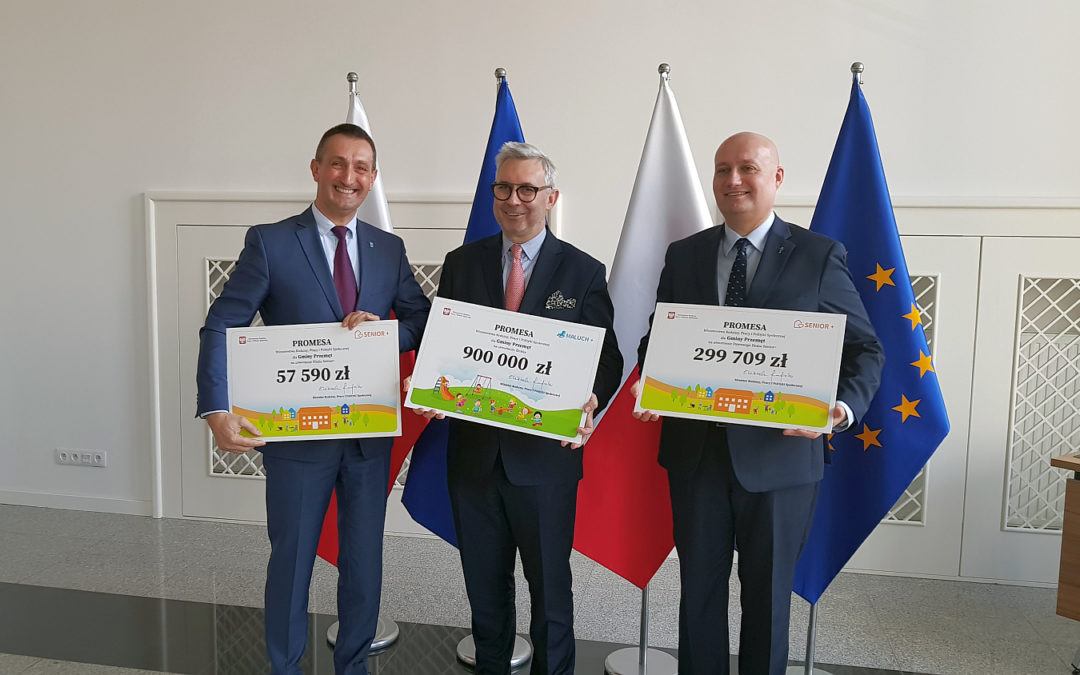 Promesy programów “Senior+” i “Maluch+” dla Gminy Przemęt