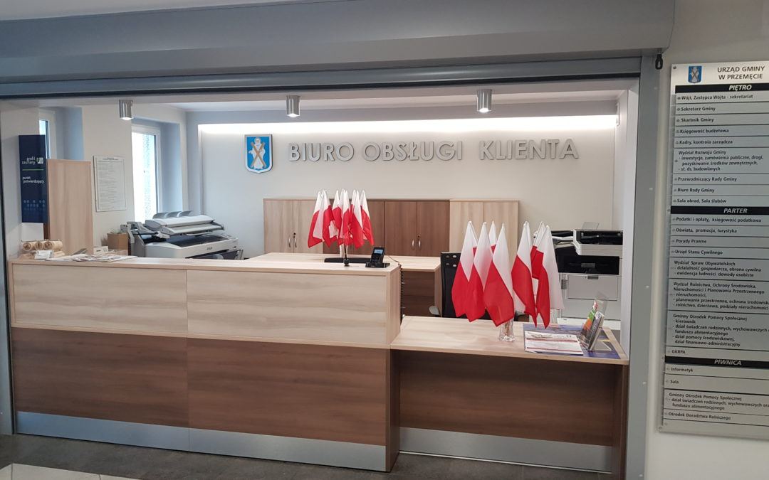 Dzień Flagi w Urzędzie Gminy Przemęt