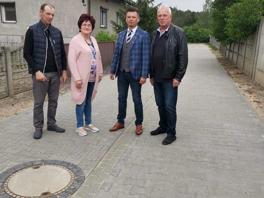 Odbiór ul. Słonecznej w Mochach