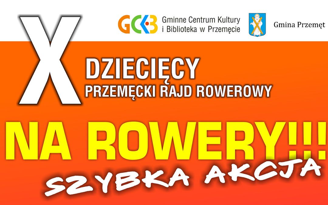 Zapraszamy dzieci na rajd rowerowy!
