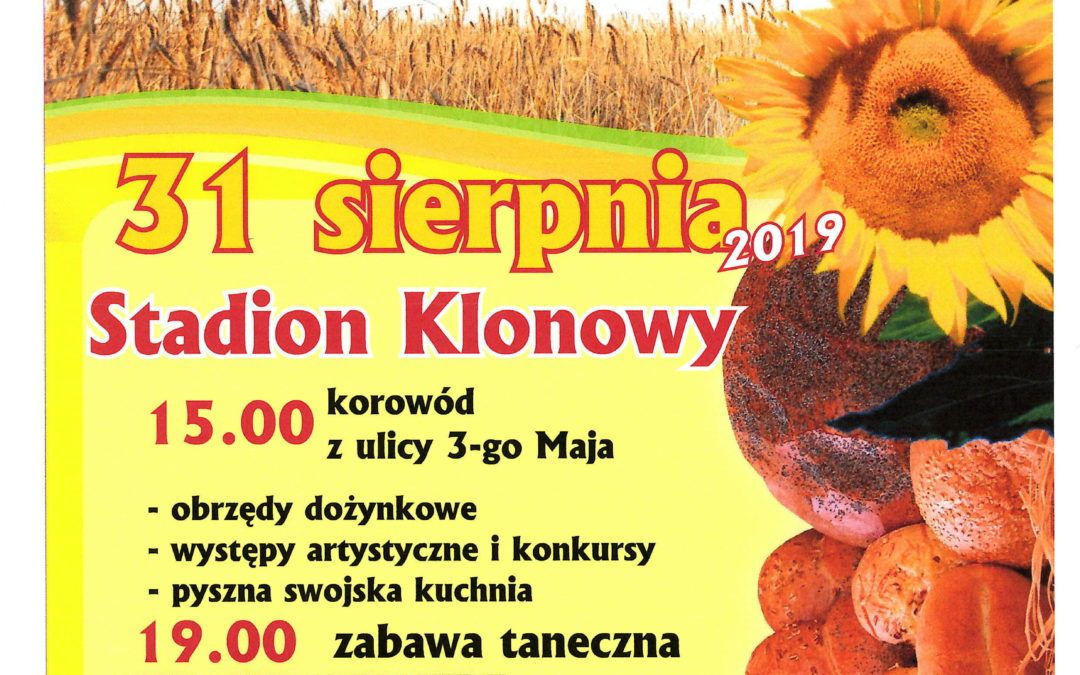 Zapraszamy na Dożynki Wiejskie do Moch