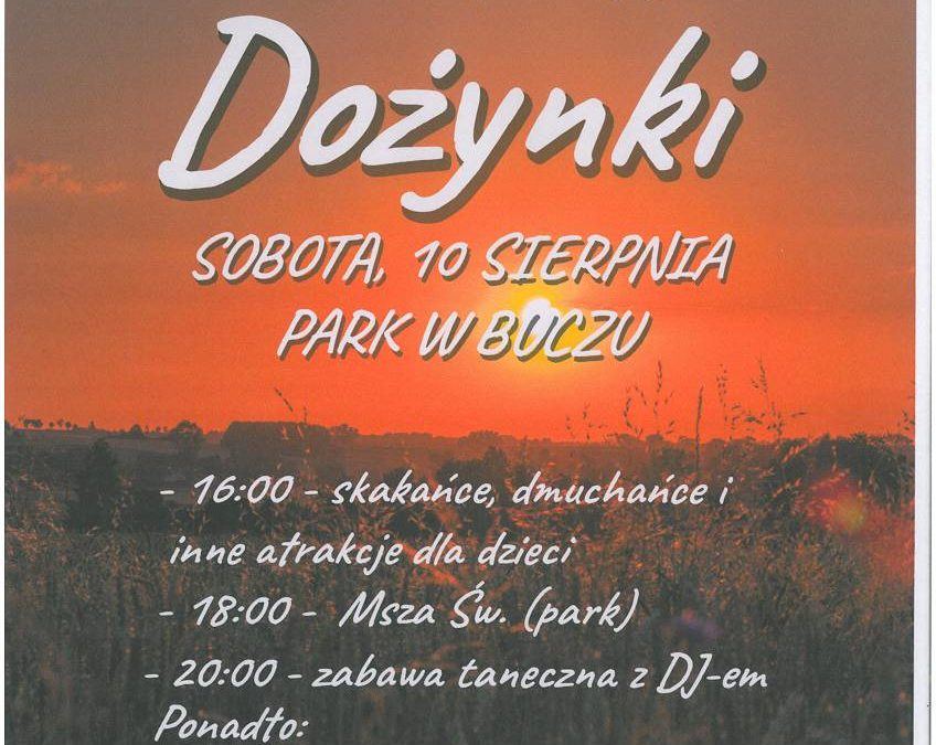Zapraszamy na Dożynki Wiejskie do Bucza