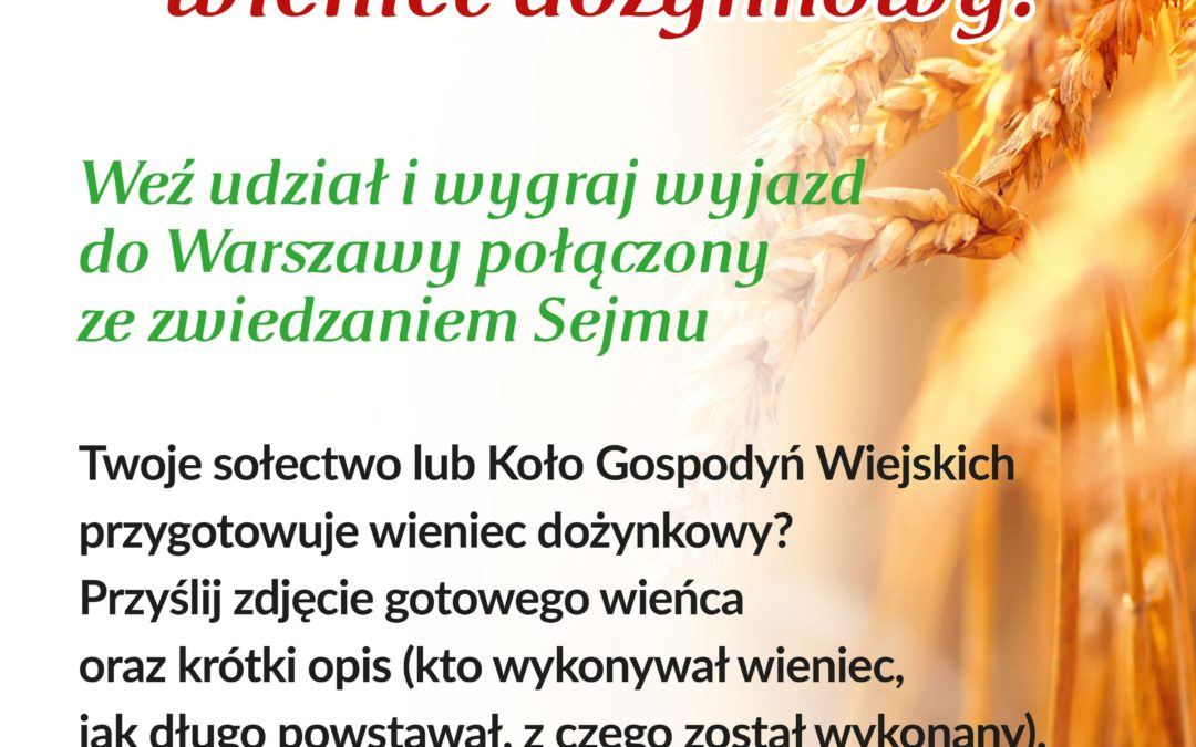 Konkurs na wieniec dożynkowy
