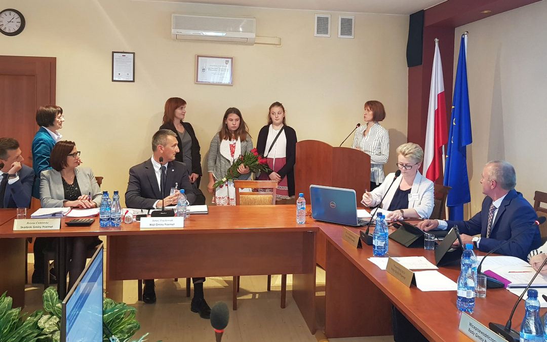 Podziękowanie za pomoc edukacyjną