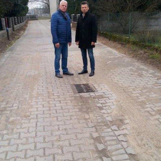 Odbiór zadania pn. Utwardzenie ulicy Okrężnej wraz z odwodnieniem w m. Kaszczor