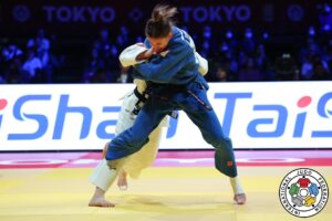 Na zdjęciu Katarzyna Sobierajska podczas walki.