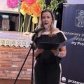Na fotografii dyrektor Dagmara Nowak przemawia podczas wydarzenia.